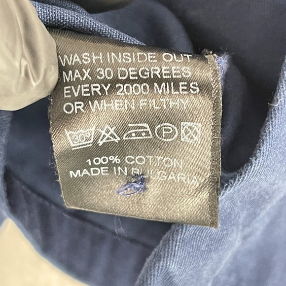 Bike Shed Motorcycle Club Blue Garage Patch Shirt Mens Button-Up Size Small - Picture 9 of 14